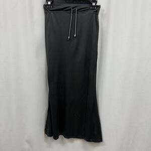 Saree Underskirt Gray Blue Drawstring Polyester XS Small New Without Tags